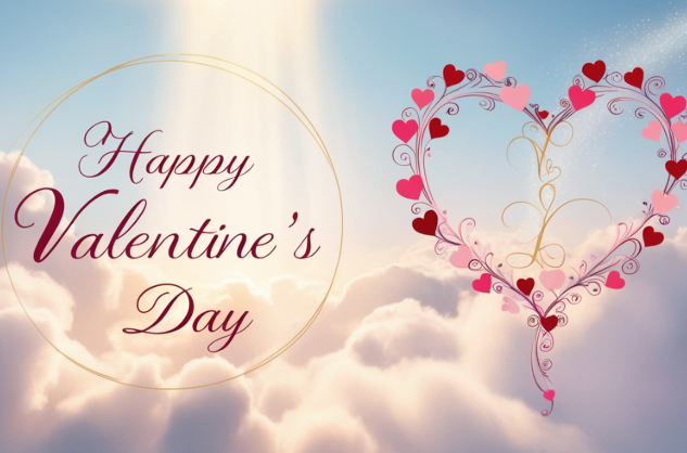 happy valentine day background images 2025